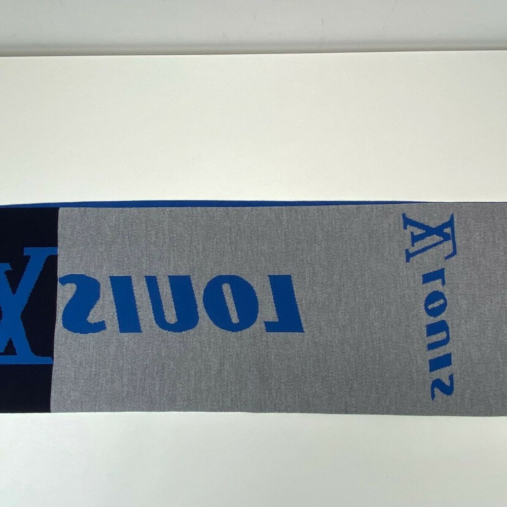 New Authentic Louis Vuitton 100% Wool LV Forward Scarf M73418 - Picture 4 of 12